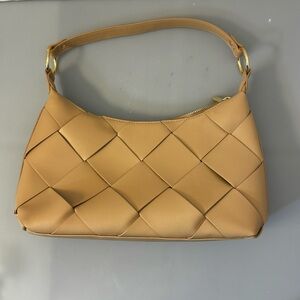 Bostanten Top Handle Woven Tote Beige